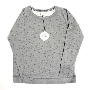 NWT Knox Rose star print sweatshirt med.